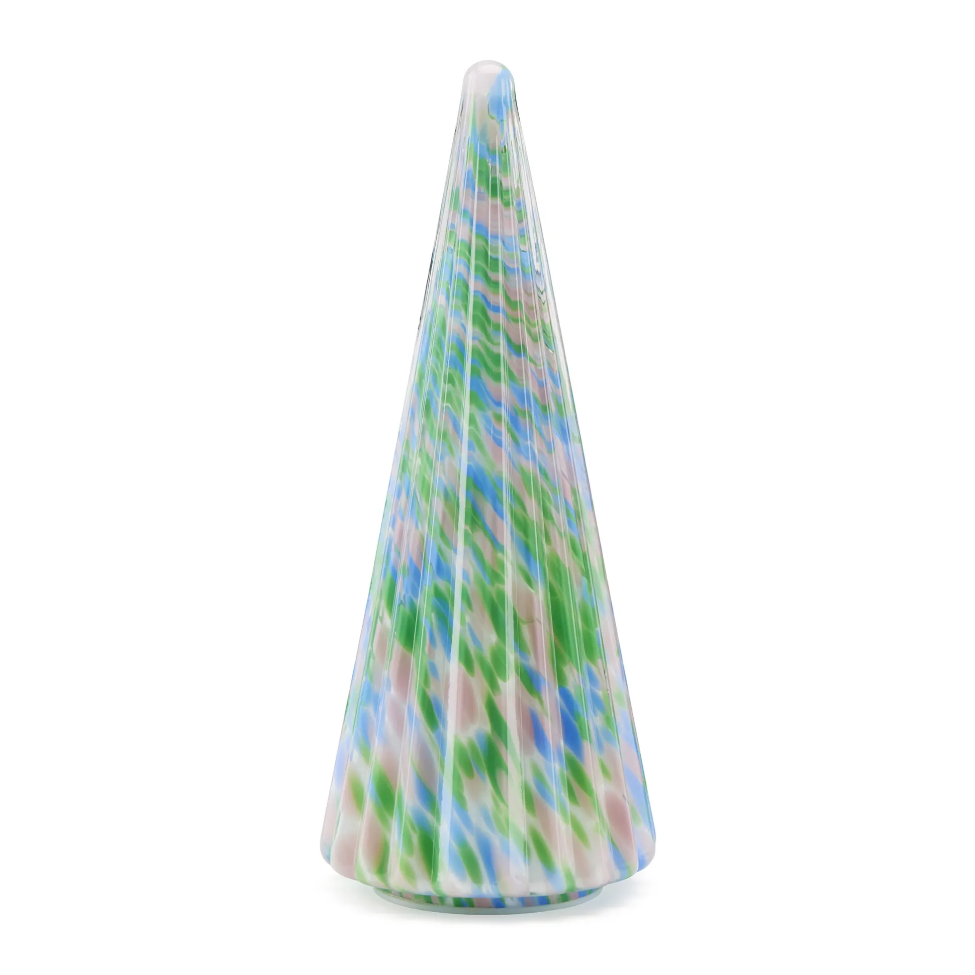 LED Lighted Marbled Glass Holiday Decor