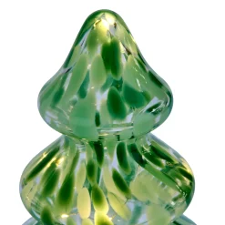 LED Lighted Marbled Glass Holiday Decor