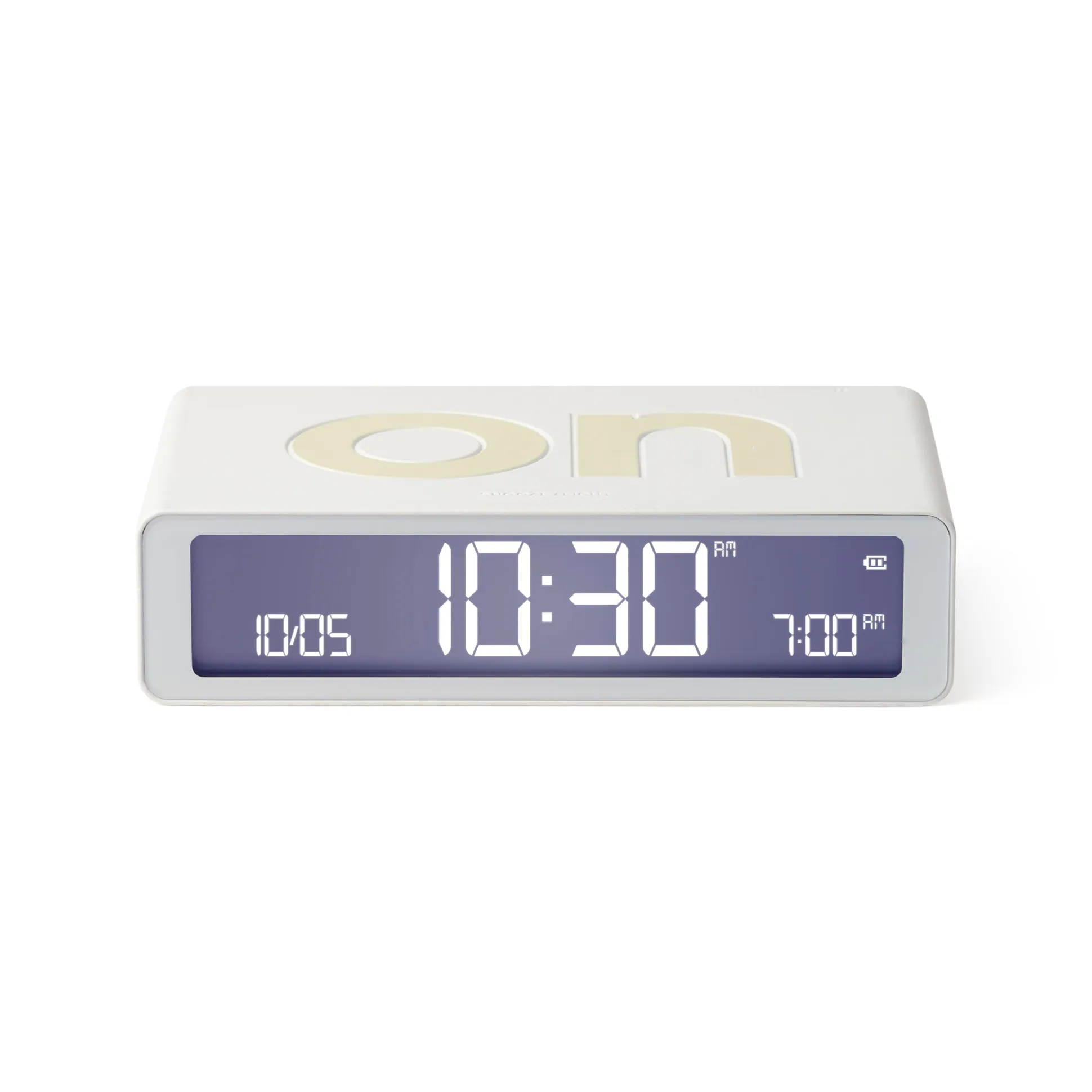 Lexon Flip Rechargeable Alarm Clock