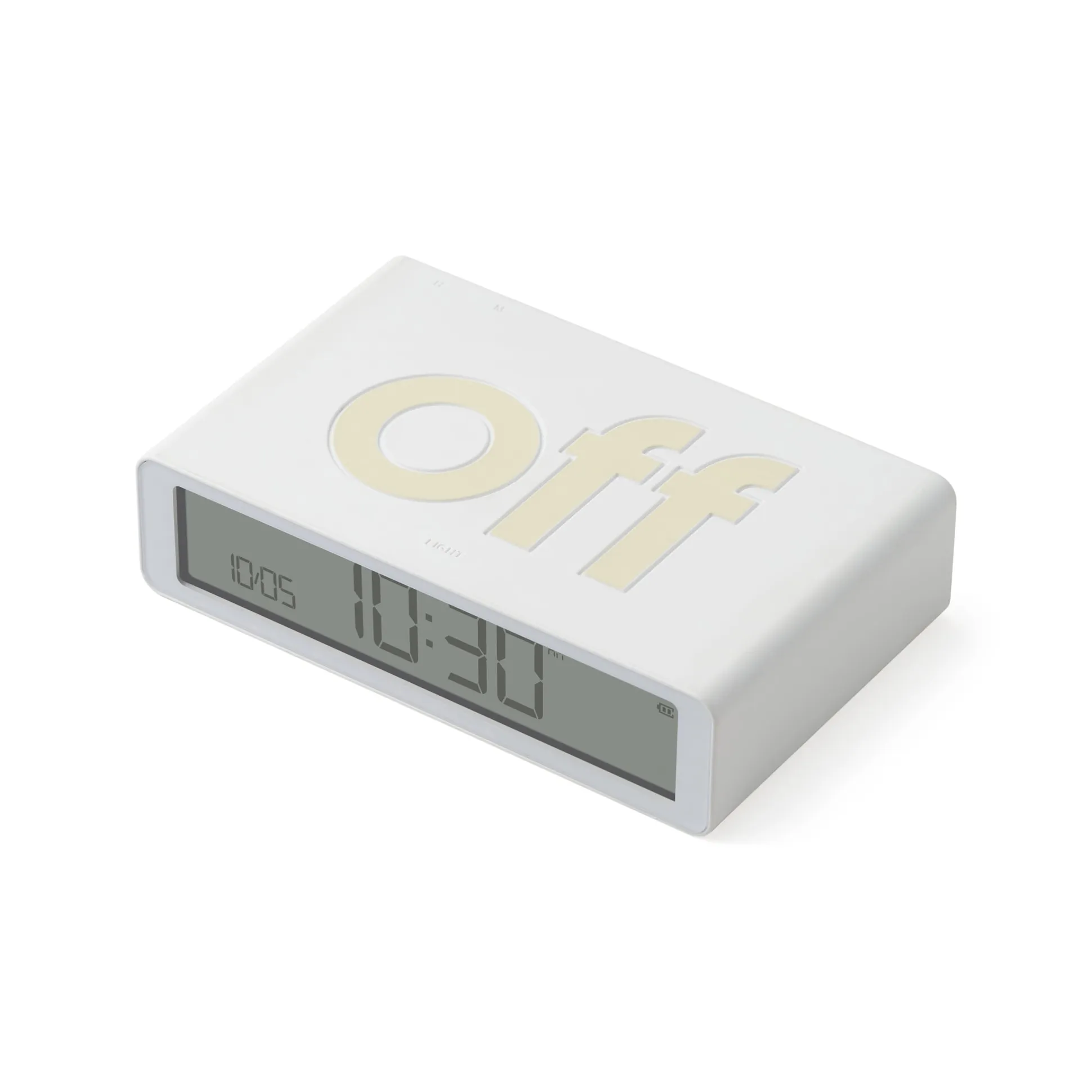 Lexon Flip Rechargeable Alarm Clock