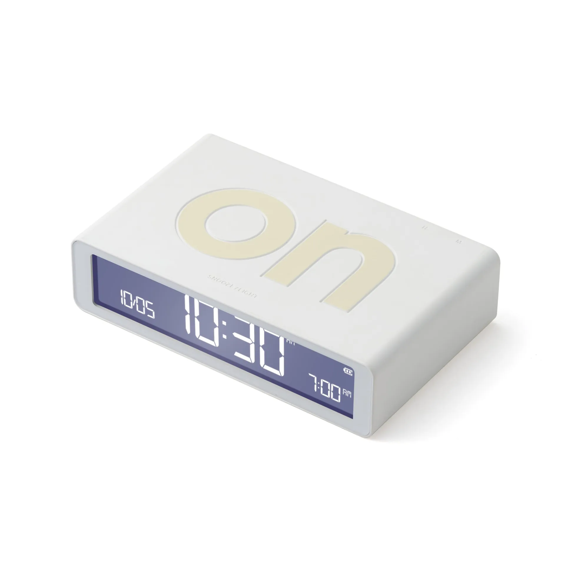 Lexon Flip Rechargeable Alarm Clock