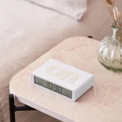 Lexon Flip Rechargeable Alarm Clock