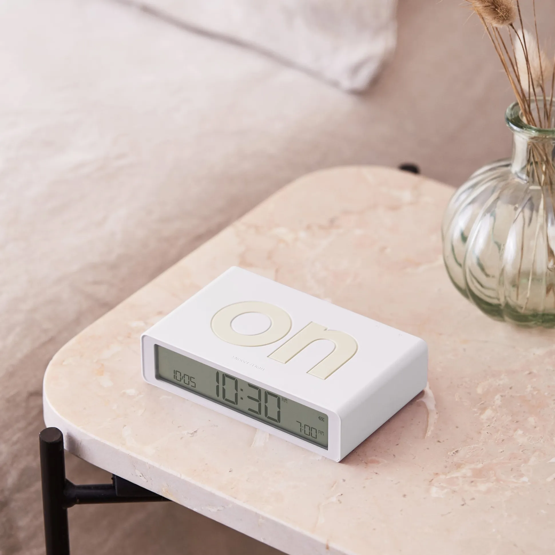 Lexon Flip Rechargeable Alarm Clock