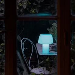 Lorosae Portable Glass Table Lamp