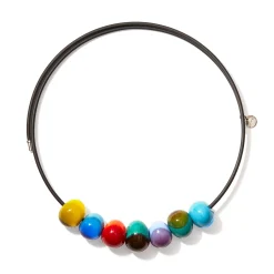 Macchia Glass Sphere Necklace
