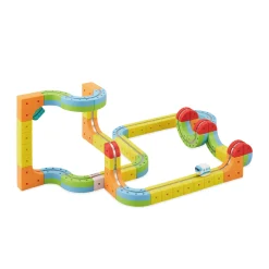 Magnetic Train Rail Cube Block Toy Set - Deluxe 66 pcs