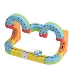 Magnetic Train Rail Cube Block Toy Set - Starter 32 pcs
