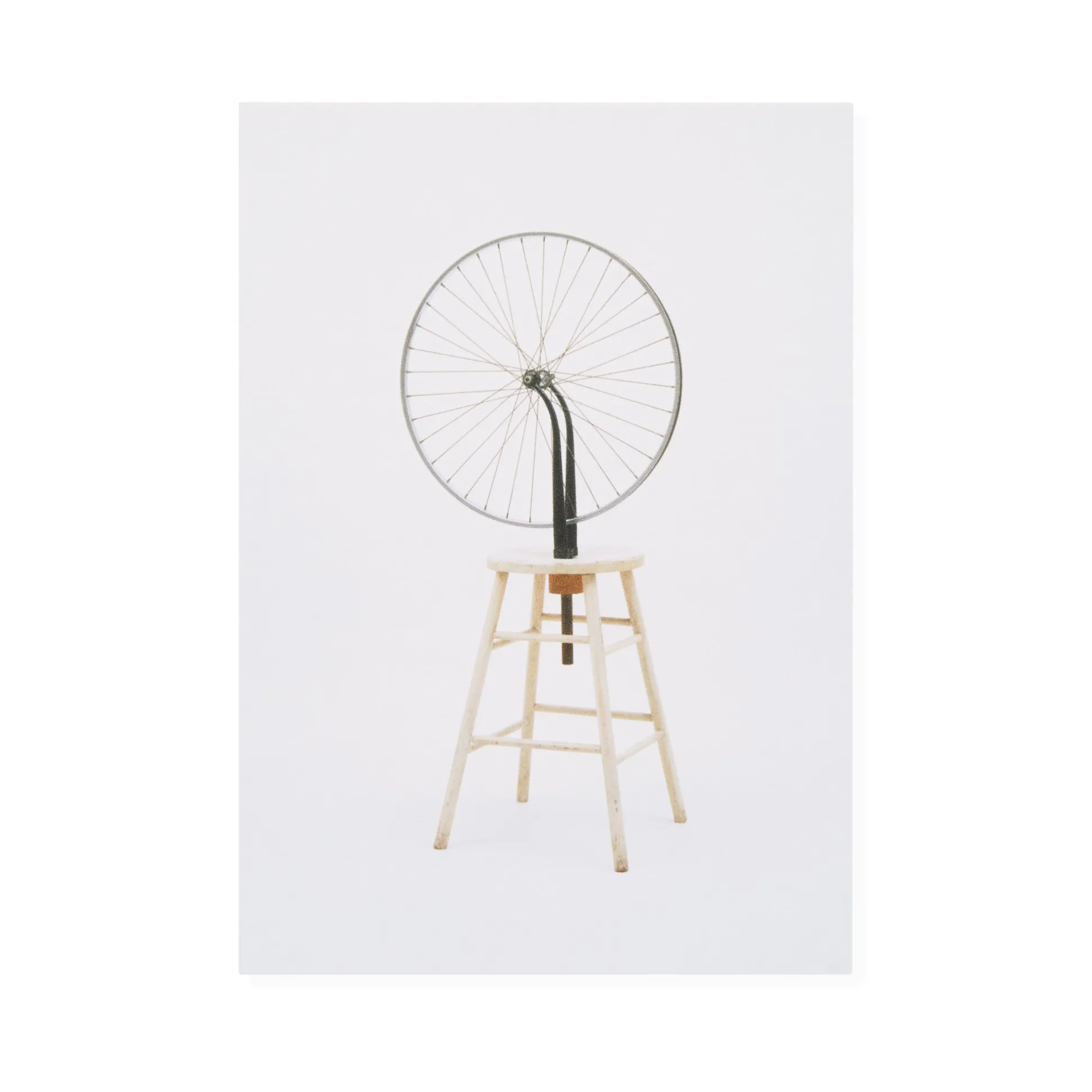 Marcel Duchamp Bicycle Wheel Mantlepiece Card