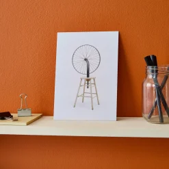Marcel Duchamp Bicycle Wheel Mantlepiece Card