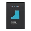 Marcel Duchamp du trait Framed Poster