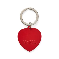 Marcel Duchamp Fluttering Hearts Enamel Keychain