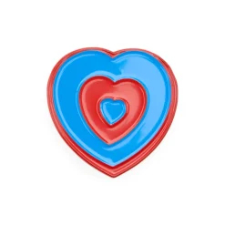 Marcel Duchamp Fluttering Hearts Enamel Pin
