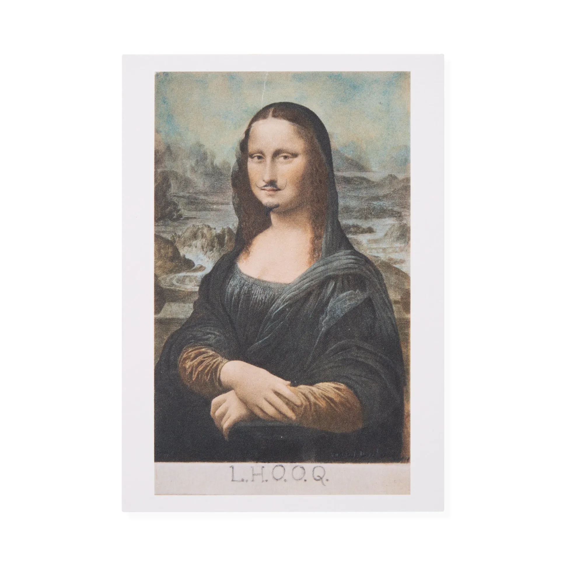 Marcel Duchamp L.H.O.O.Q. Mantlepiece Card