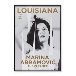 Marina Abramovic Louisiana Museum - 2017 - The Cleaner Framed Poster
