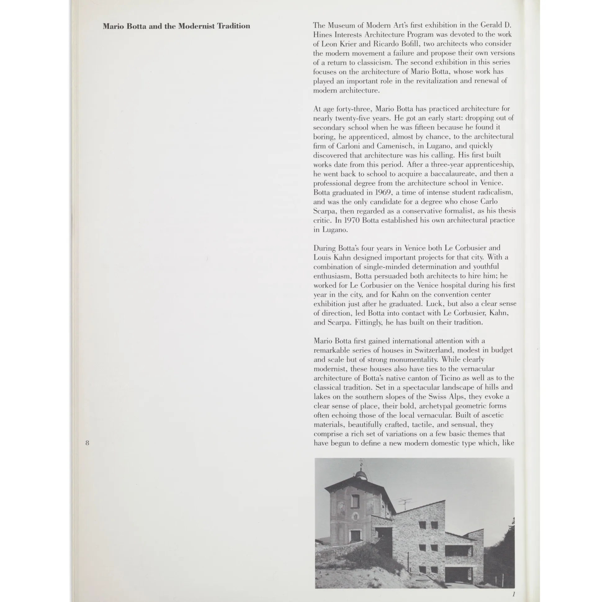Mario Botta - Paperback