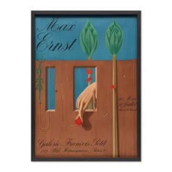 Max Ernst Galerie François Petit (Exposition) Framed Poster