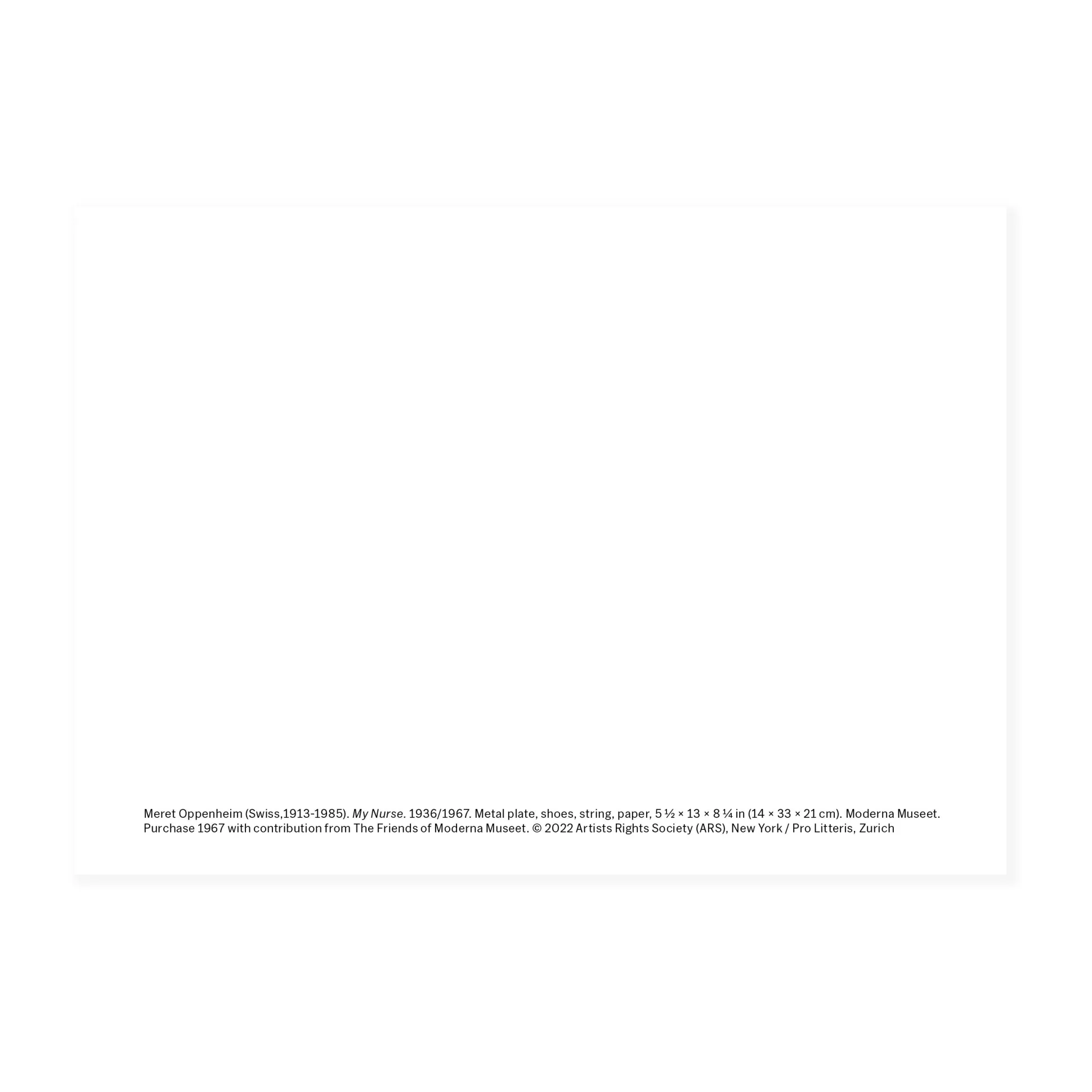 Meret Oppenheim My Nurse Holiday Cards - Set of 12