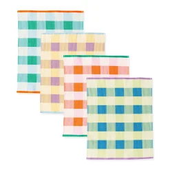 Merienda Plaid Cotton Placemats - Set of 4