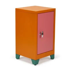 Metal Locker & Side Table
