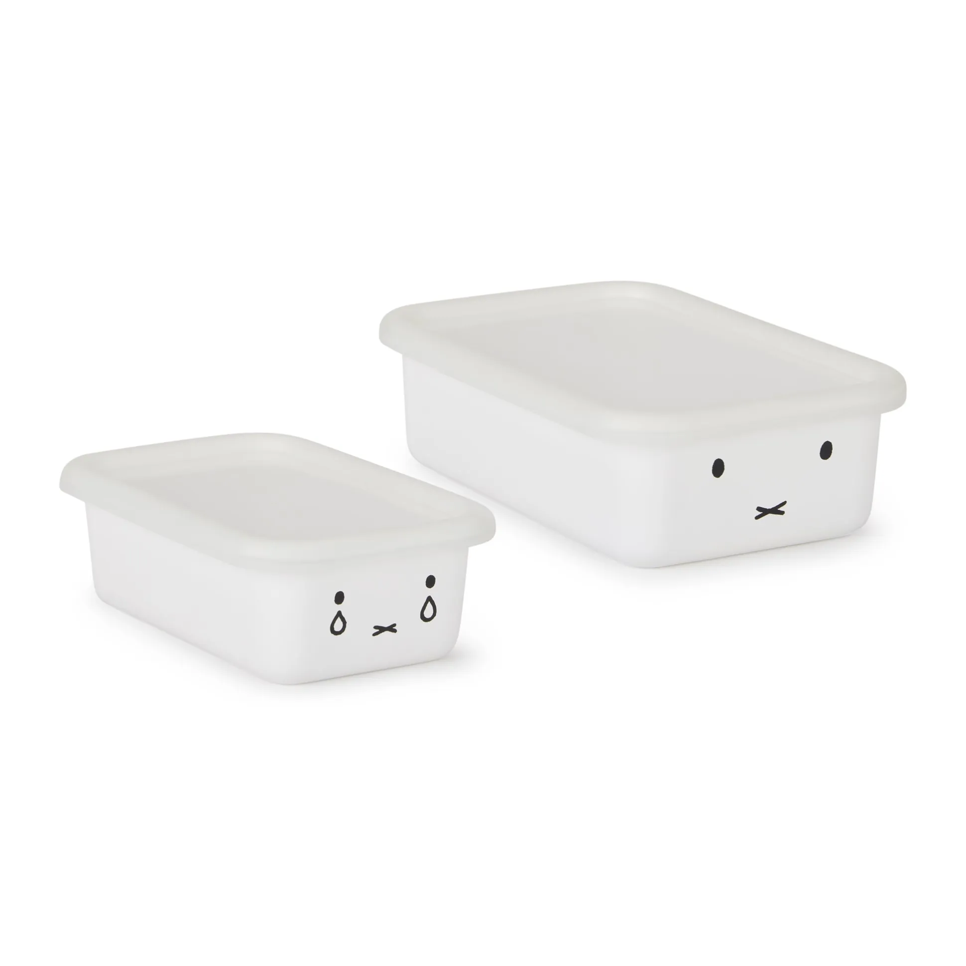 Miffy Enamel Baking Pan with Lid - Set of 2