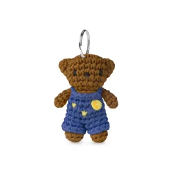 Miffy & Friends Crocheted Van Gogh The Starry Night Keychain - Boris