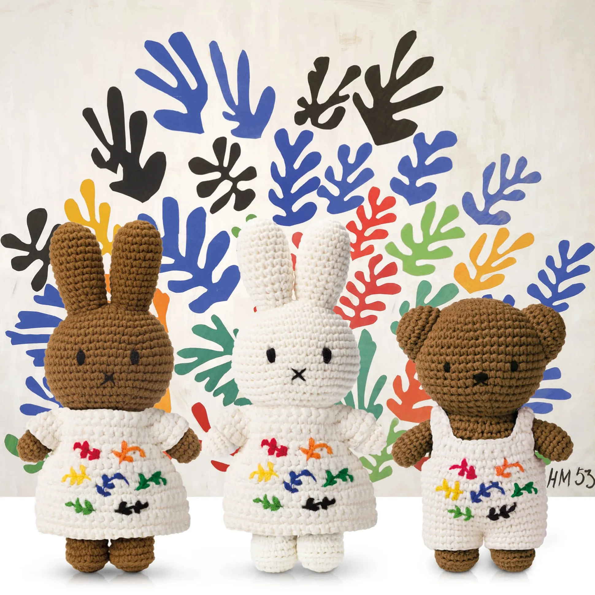 Miffy & Friends Crochet Henri Matisse Plush Toy - Boris