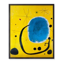 Miró: L'Oro dell'Azzurro Framed Print