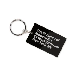 MoMA Acrylic Address Keyring