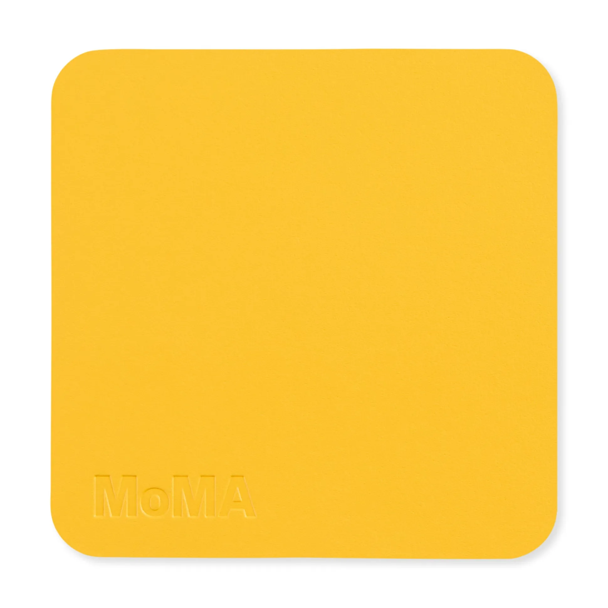 MoMA Artist Recycled Leather Quote Coasters - Set of 4