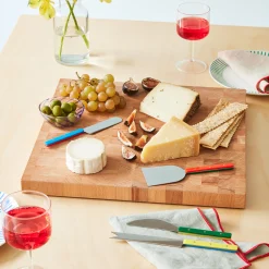 MoMA Color Block Cheese Knives - Set of 4