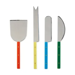 MoMA Color Block Cheese Knives - Set of 4