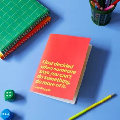 MoMA Faith Ringgold Quote Notebook