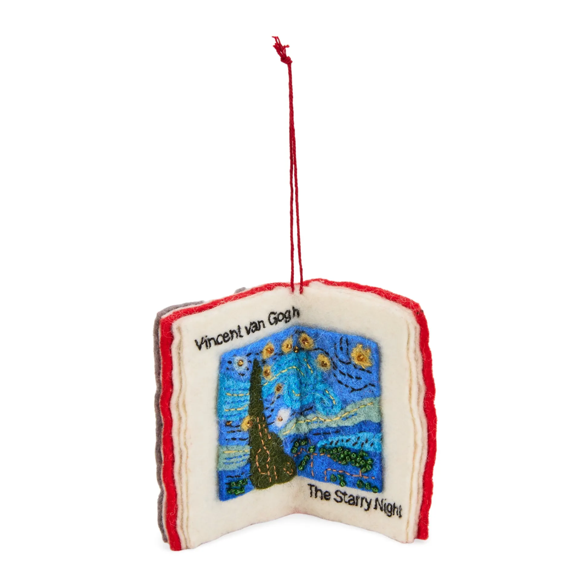 MoMA Highlights Book Felt Holiday Ornament