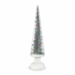 MoMA LED Snowy Wonderland Glass Lighted Tree - Large