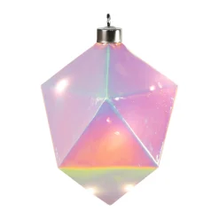 MoMA LED Winter Gems Glass Holiday Ornament - Prism