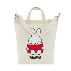 MoMA Miffy Baggu Recycled Cotton Zip Duck Bag