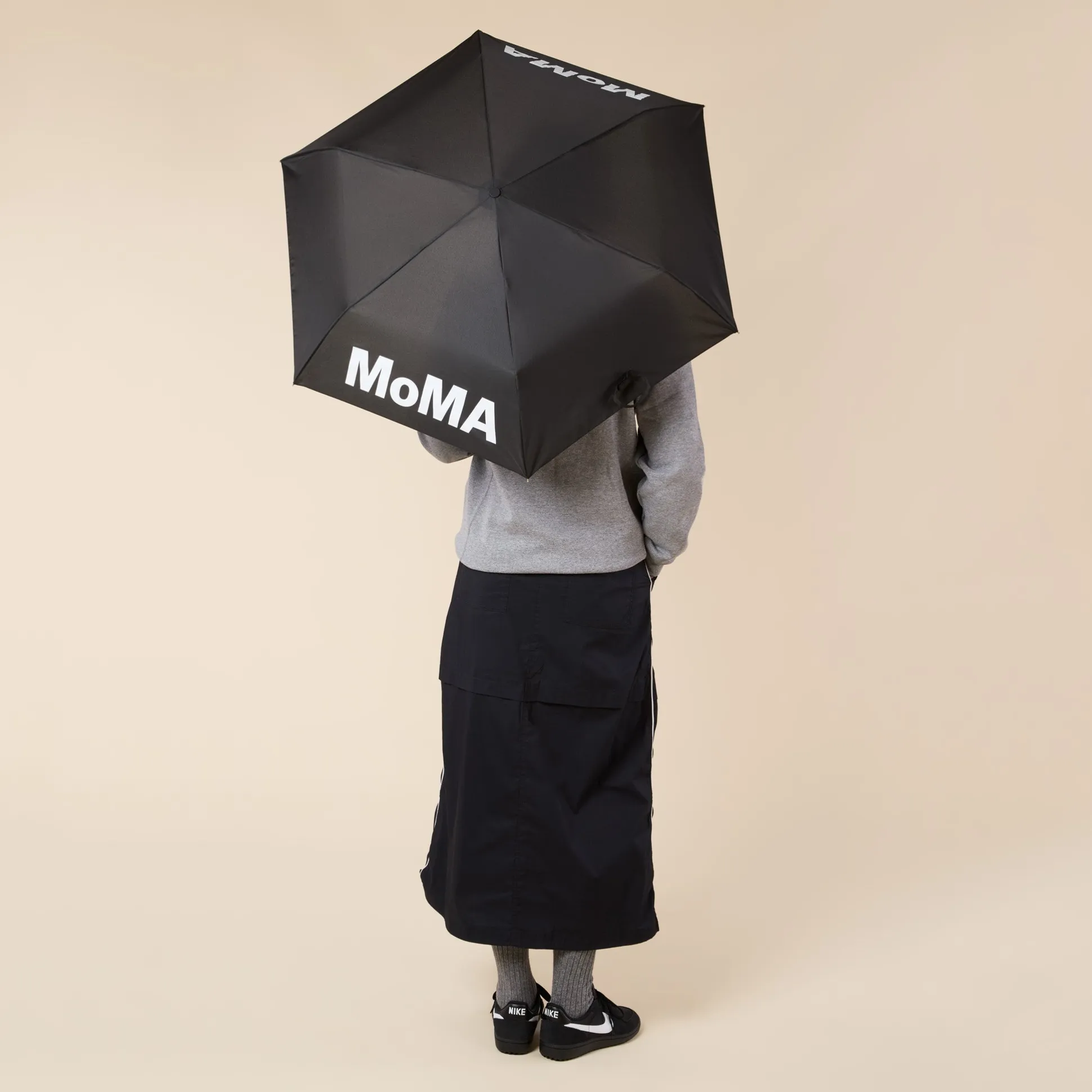 MoMA Mini Logo Automatic Recycled Plastic Umbrella