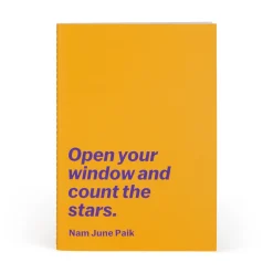MoMA Nam June Paik Quote Notebook