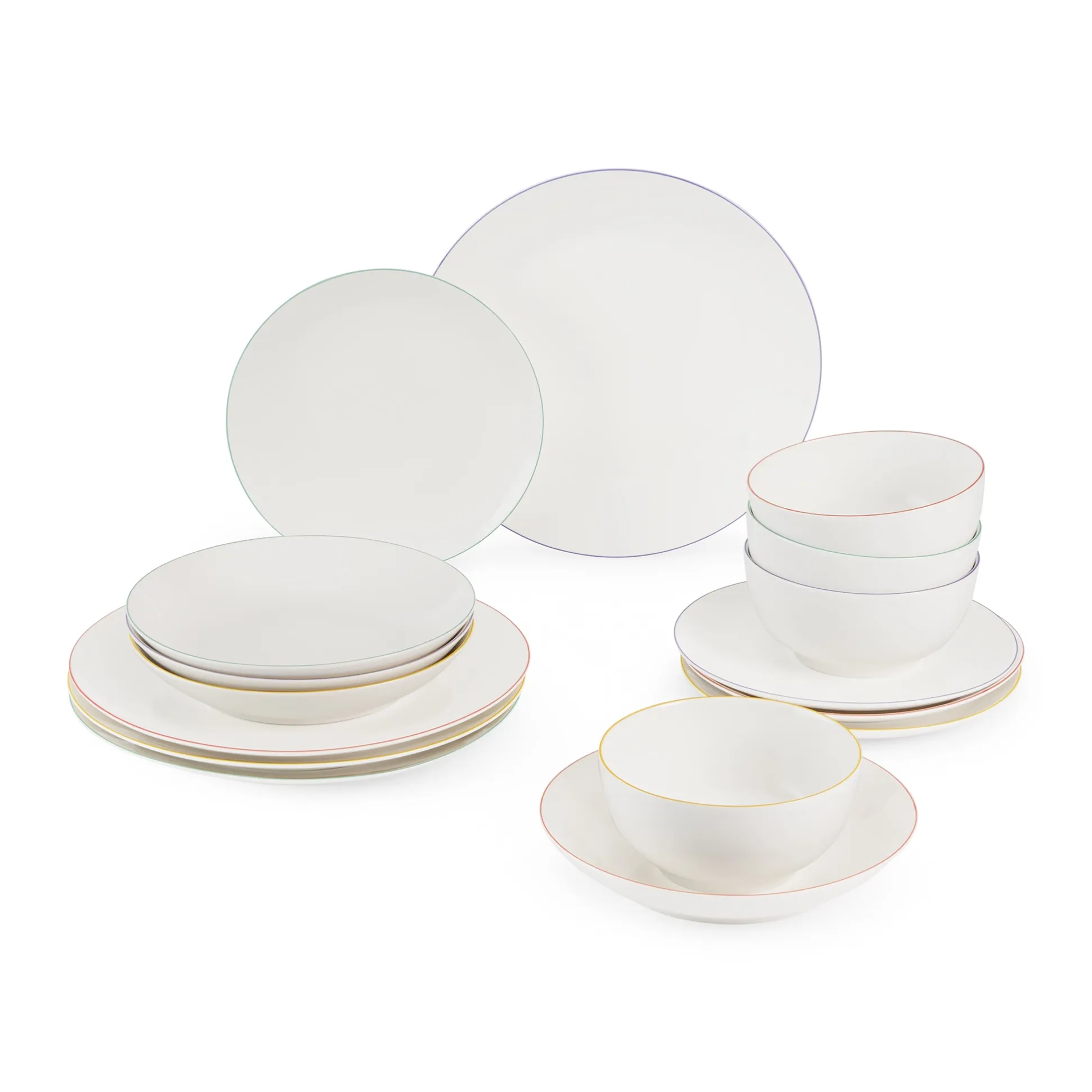 MoMA Outline Dinnerware - Set of 16