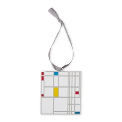 MoMA Piet Mondrian Enamel Holiday Ornament - Mondrian
