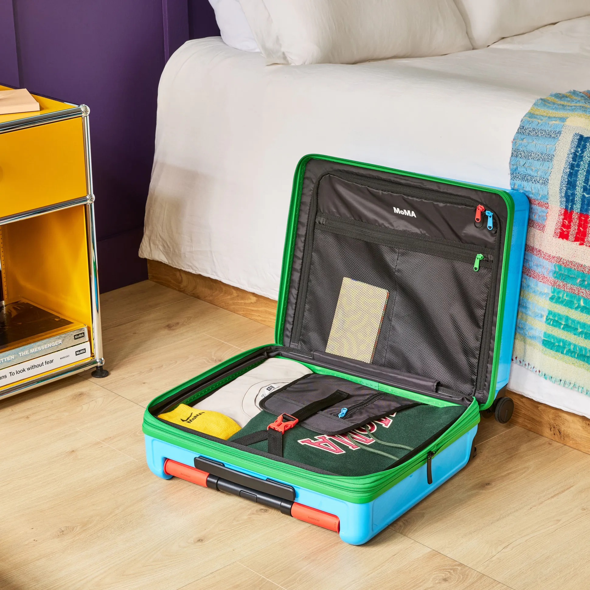 MoMA Rawrow Expandable Suitcase With TT Handle - Carry-On