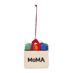 MoMA Shopping Bag Felt Holiday Ornament
