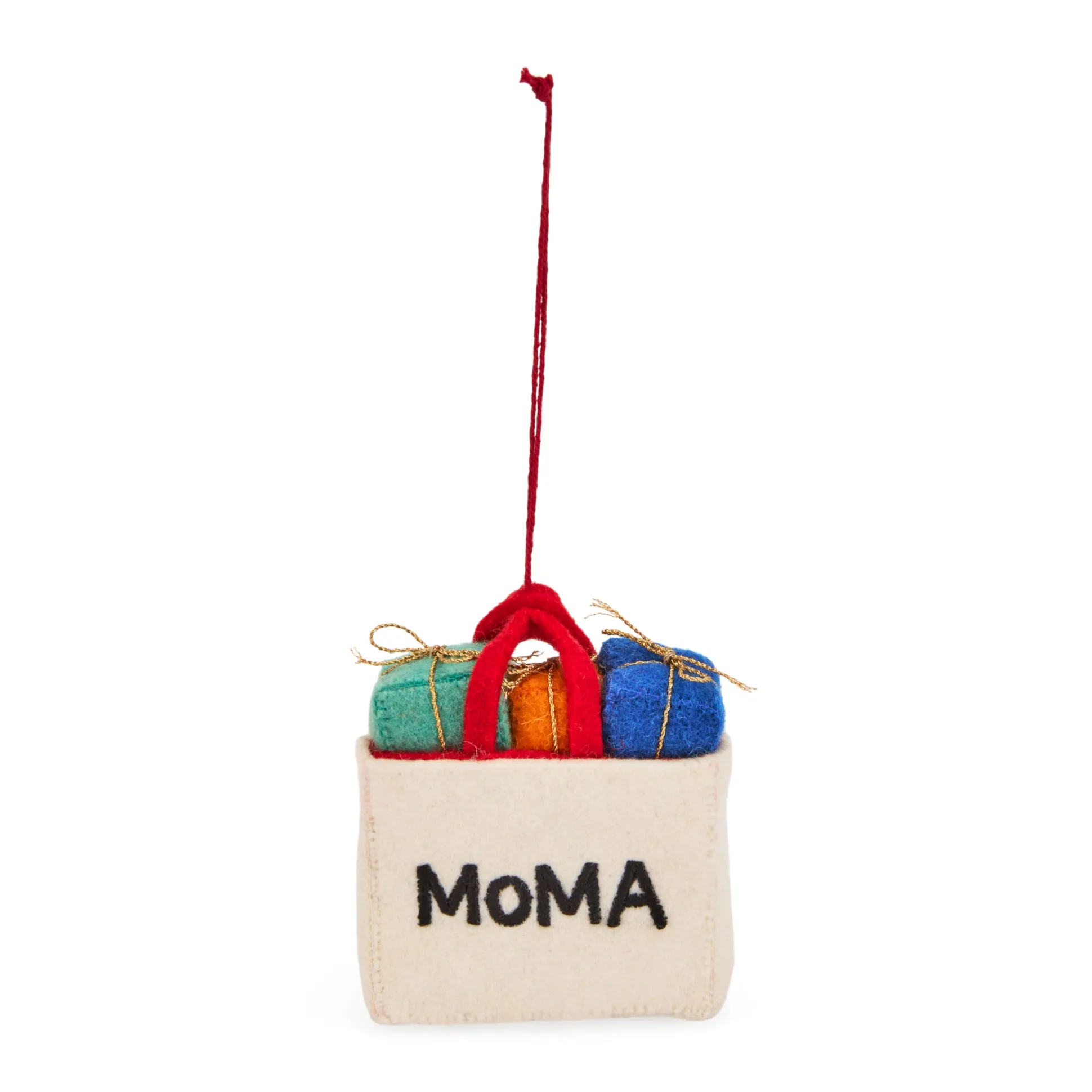 MoMA Shopping Bag Felt Holiday Ornament