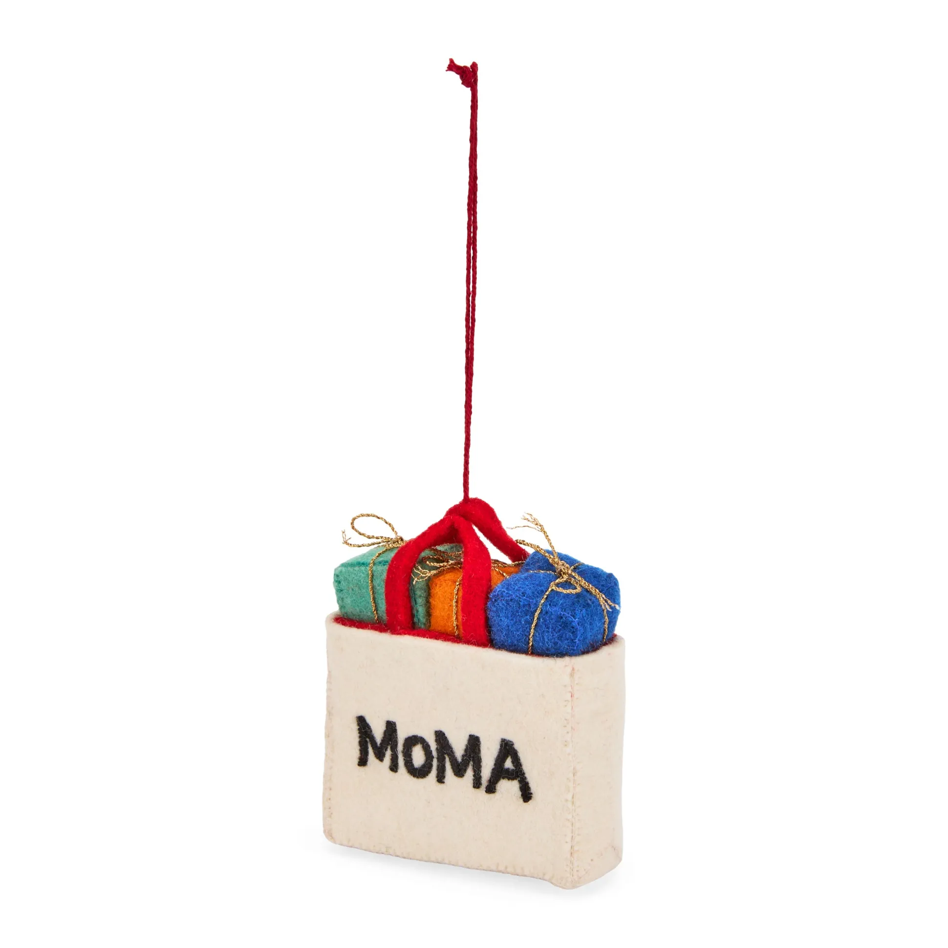 MoMA Shopping Bag Felt Holiday Ornament