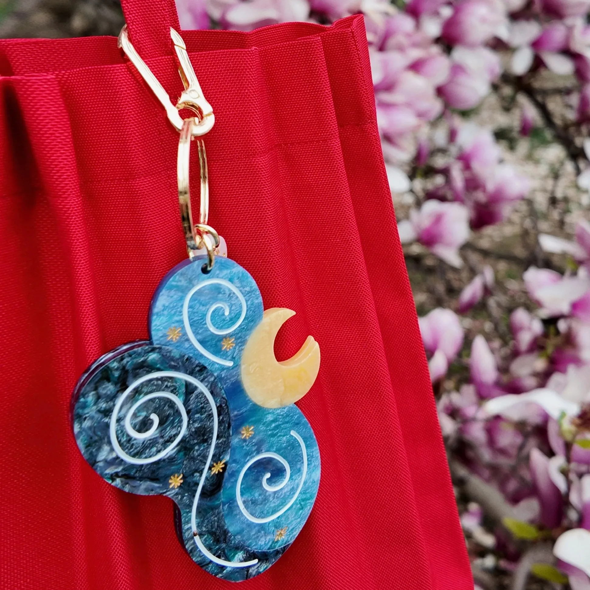 MoMA Solar Eclipse Starry Night Bag Charm