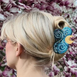 MoMA Solar Eclipse Starry Night Hair Clip