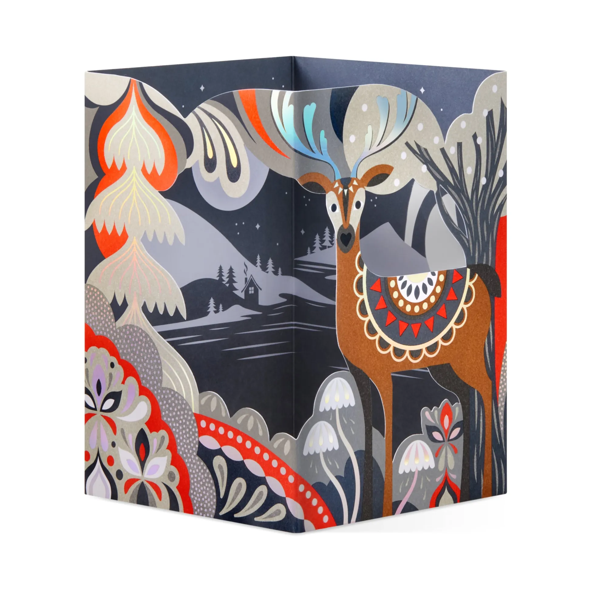 Moonlight View Holiday Pop-Up Cards - Set of 8