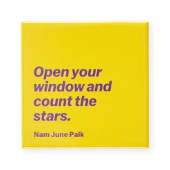 Nam June Paik Quote Magnet
