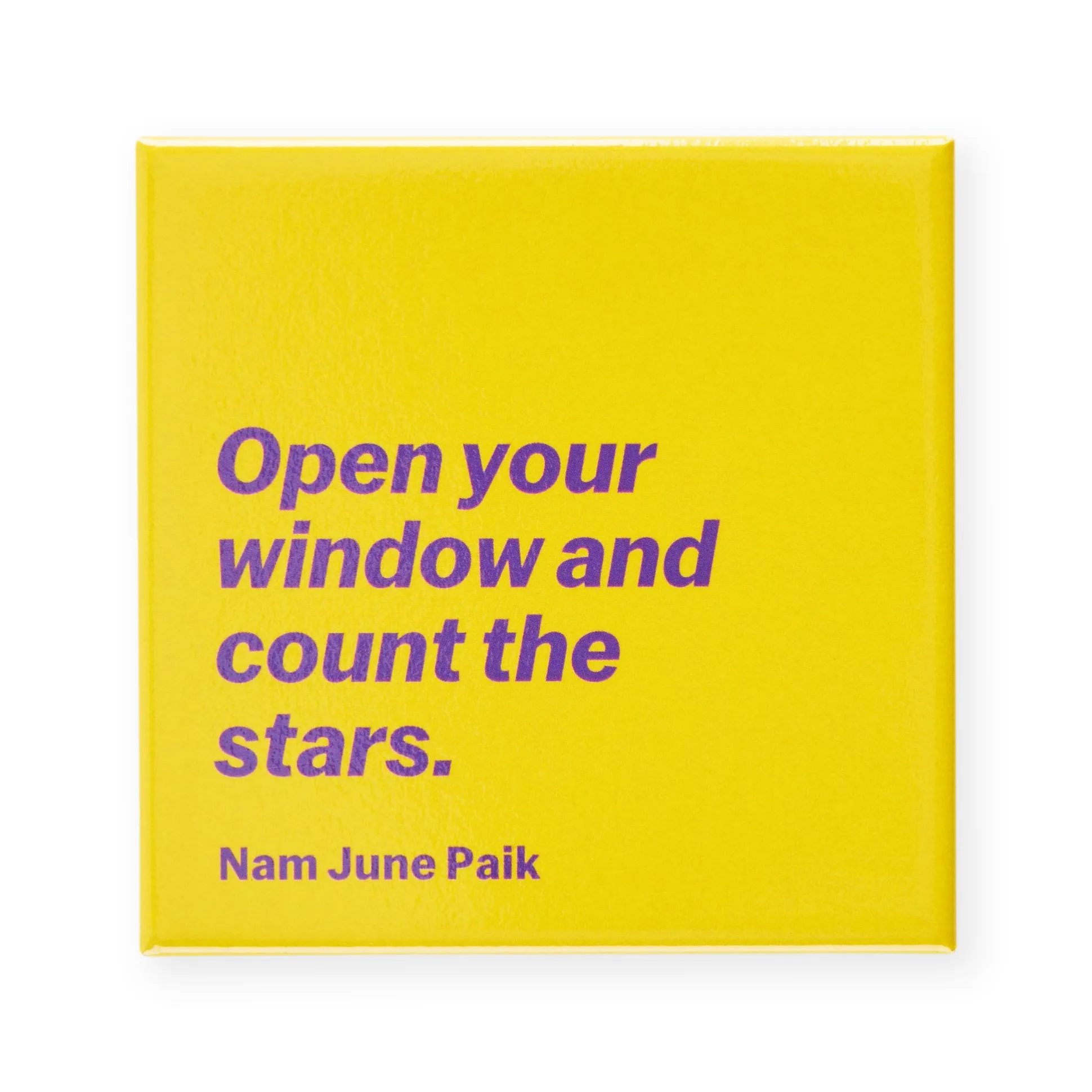 Nam June Paik Quote Magnet