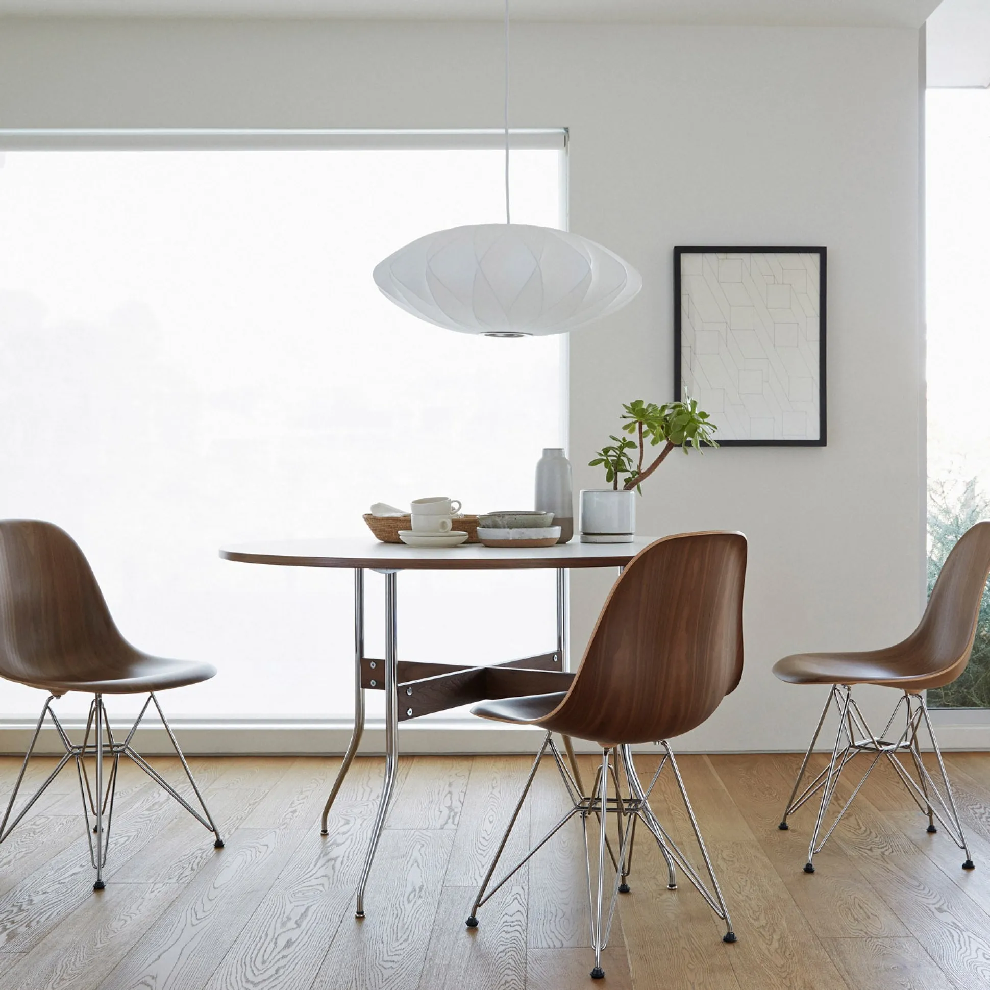 Nelson™ Crisscross Saucer Bubble Pendant from Herman Miller
